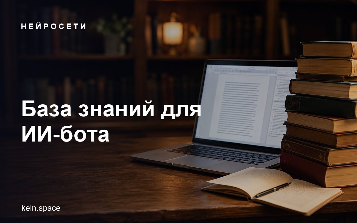 База знаний для ИИ-бота: как научить нейросеть отвечать по вашим данным