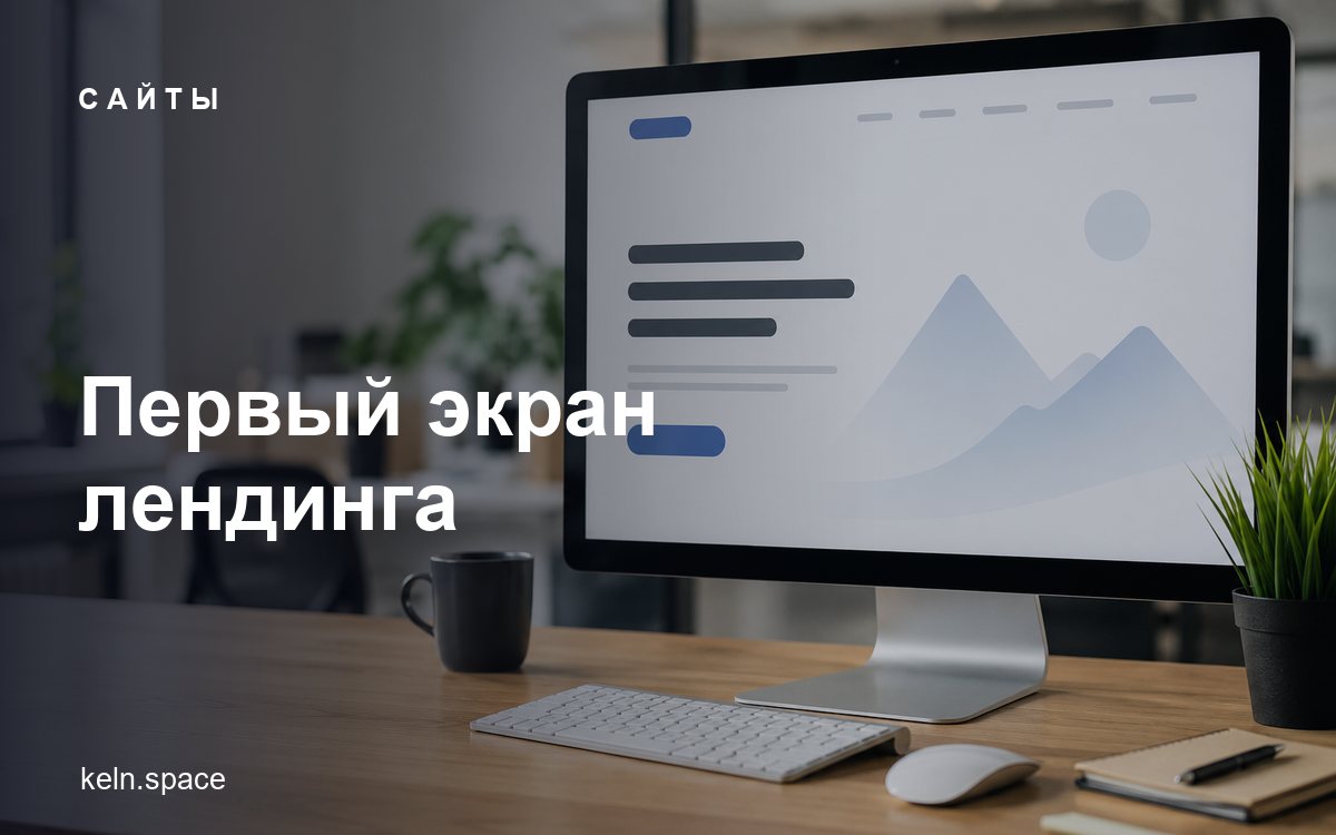 Первый экран лендинга: формула, которая превращает клик в заявку